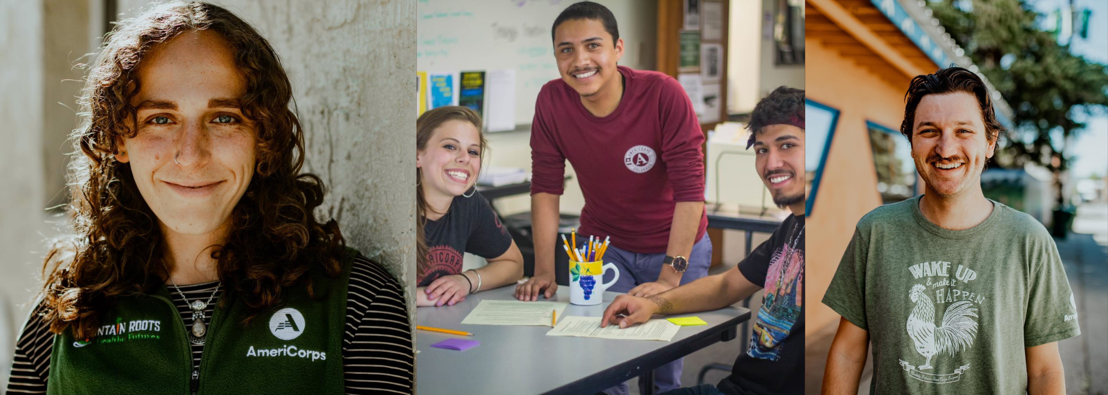 images of the faces of AmeriCorps members