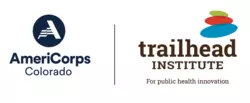 AmeriCorps Colorado and trailhead Institute's logos